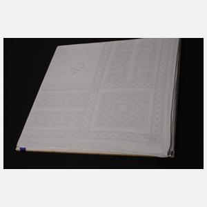 Konvolut Tafeltücher geometrischer Dekor