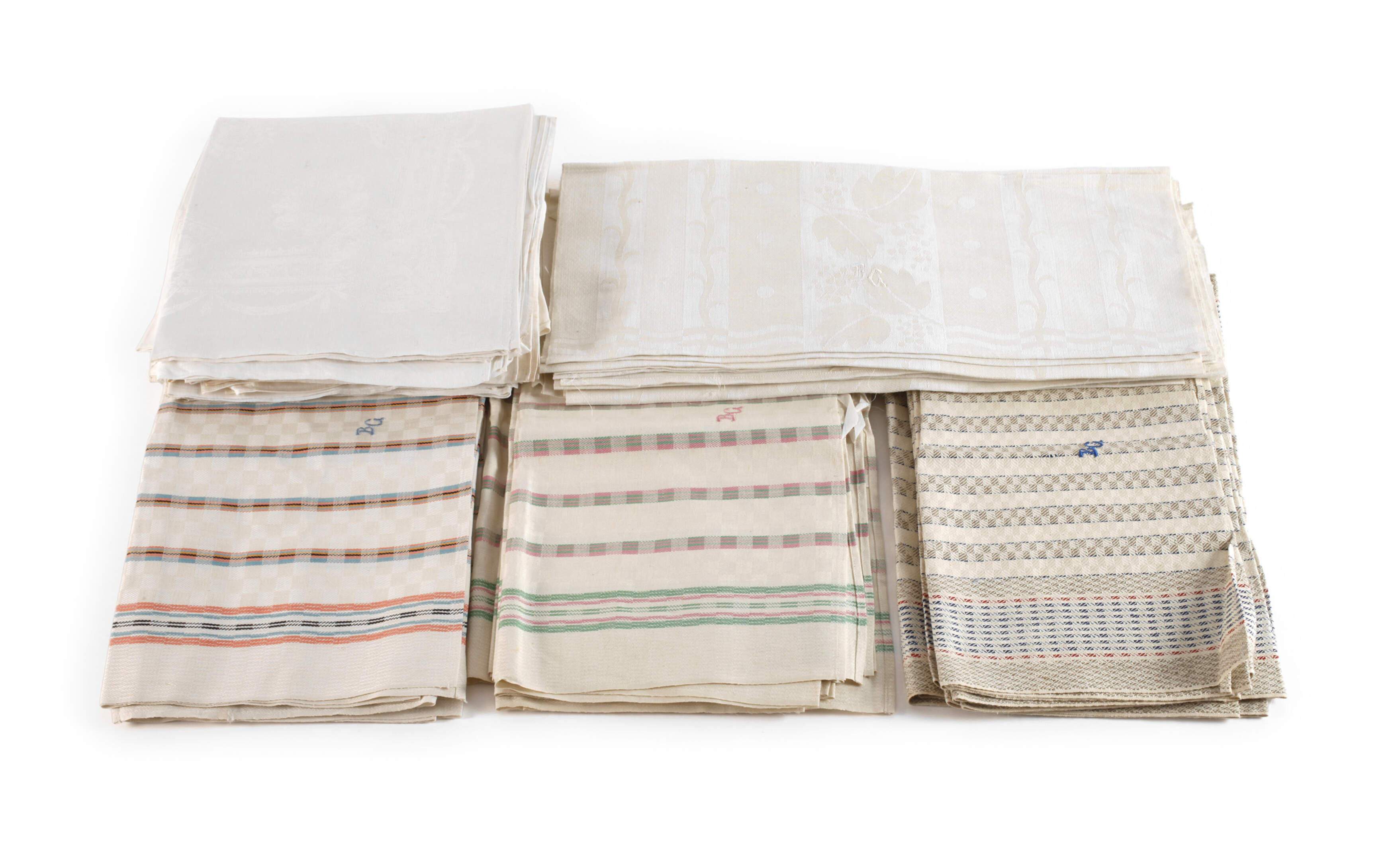 Großes Konvolut Handtücher und Servietten