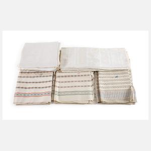 Großes Konvolut Handtücher und Servietten