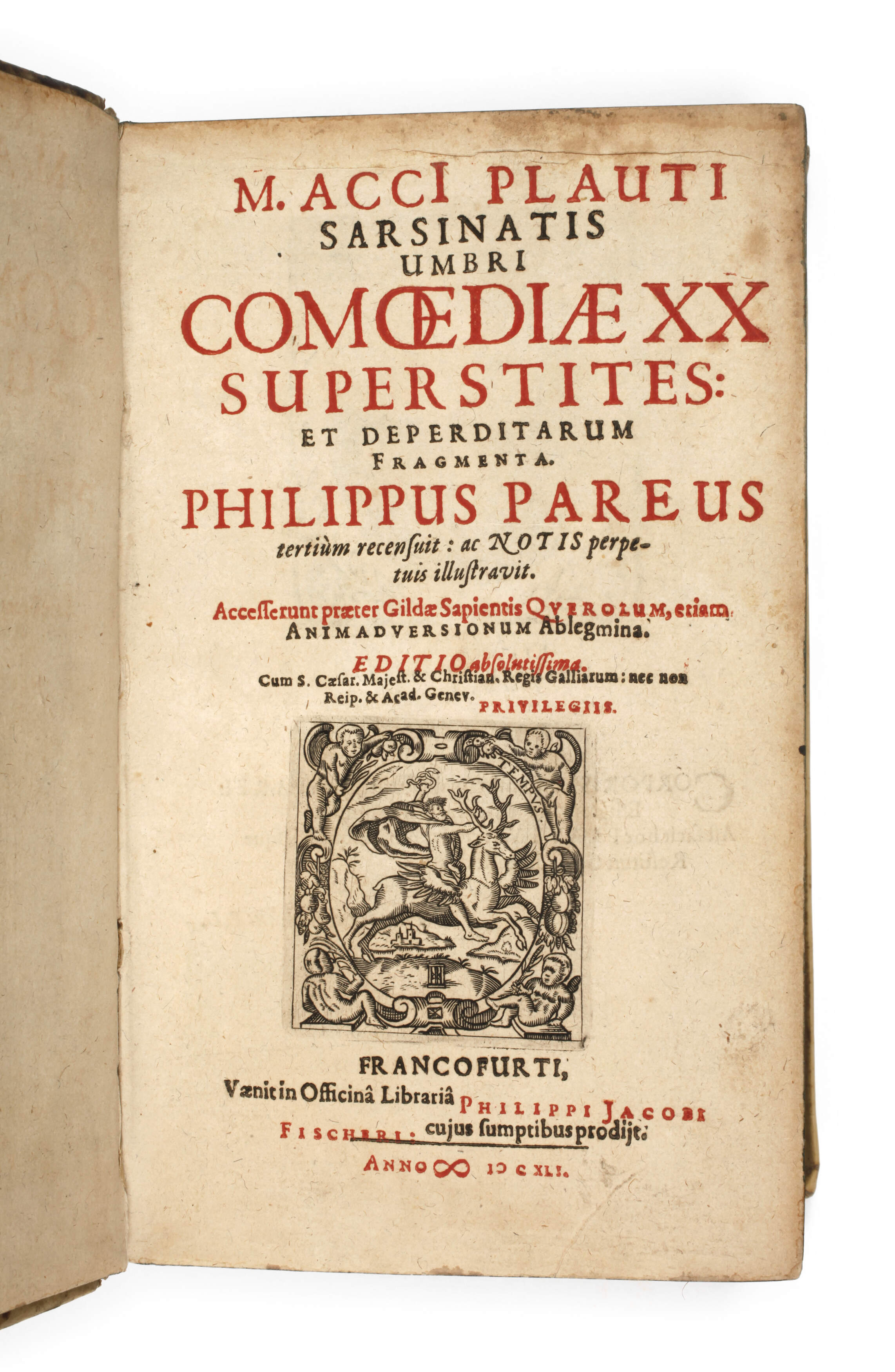 Plautus, Titus Maccius Comoediae XX Superstites