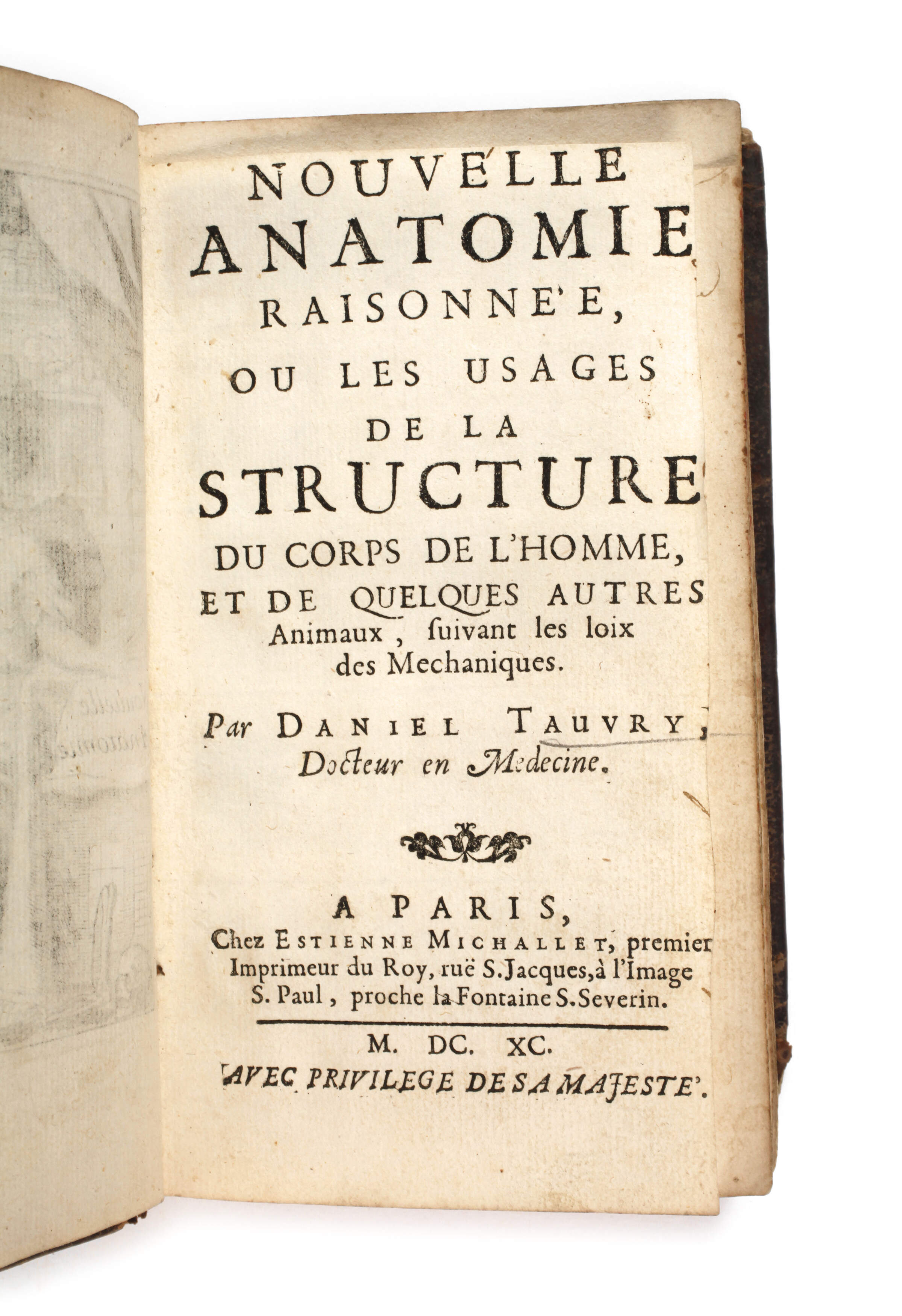 Nouvelle Anatomie Raisonnèe 1690