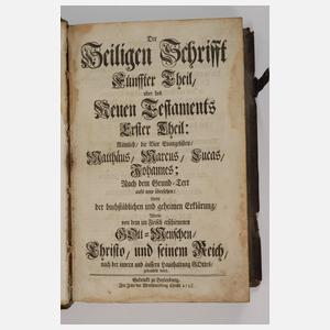 Seltene Berleburger Bibel 1735/37