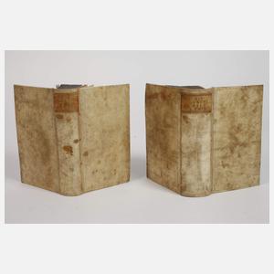 Zwei Bände Wappenkunde 1701