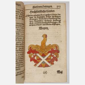 Zwei Bände Wappenkunde 1701