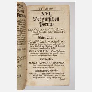 Zwei Bände Wappenkunde 1701