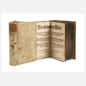 Zwei Bände Wappenkunde 1701