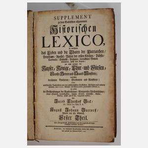 Supplement zum Historischen Lexico 1742