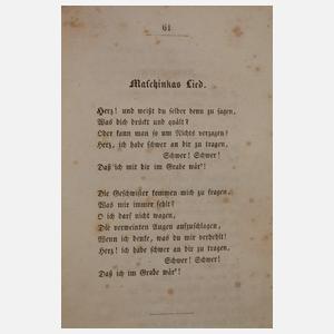 Gedichte von Eduard Mörike 1838
