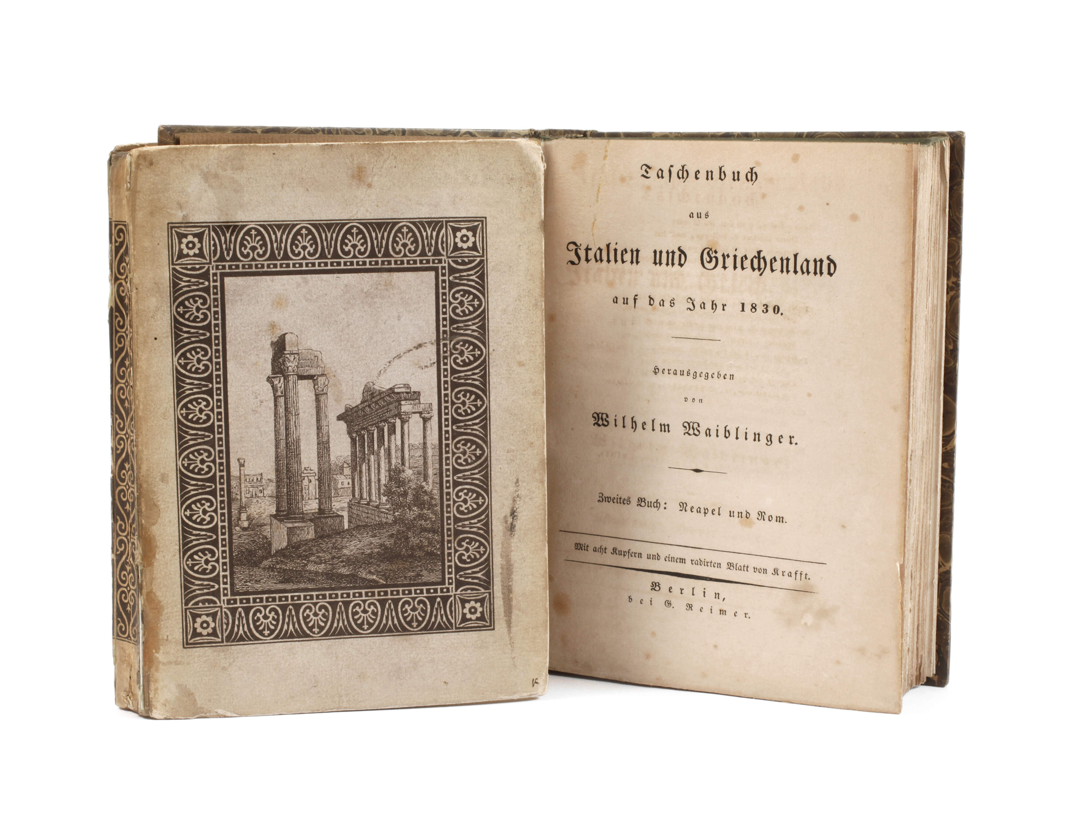 Zwei Bände Taschenbuch Italien und Griechenland