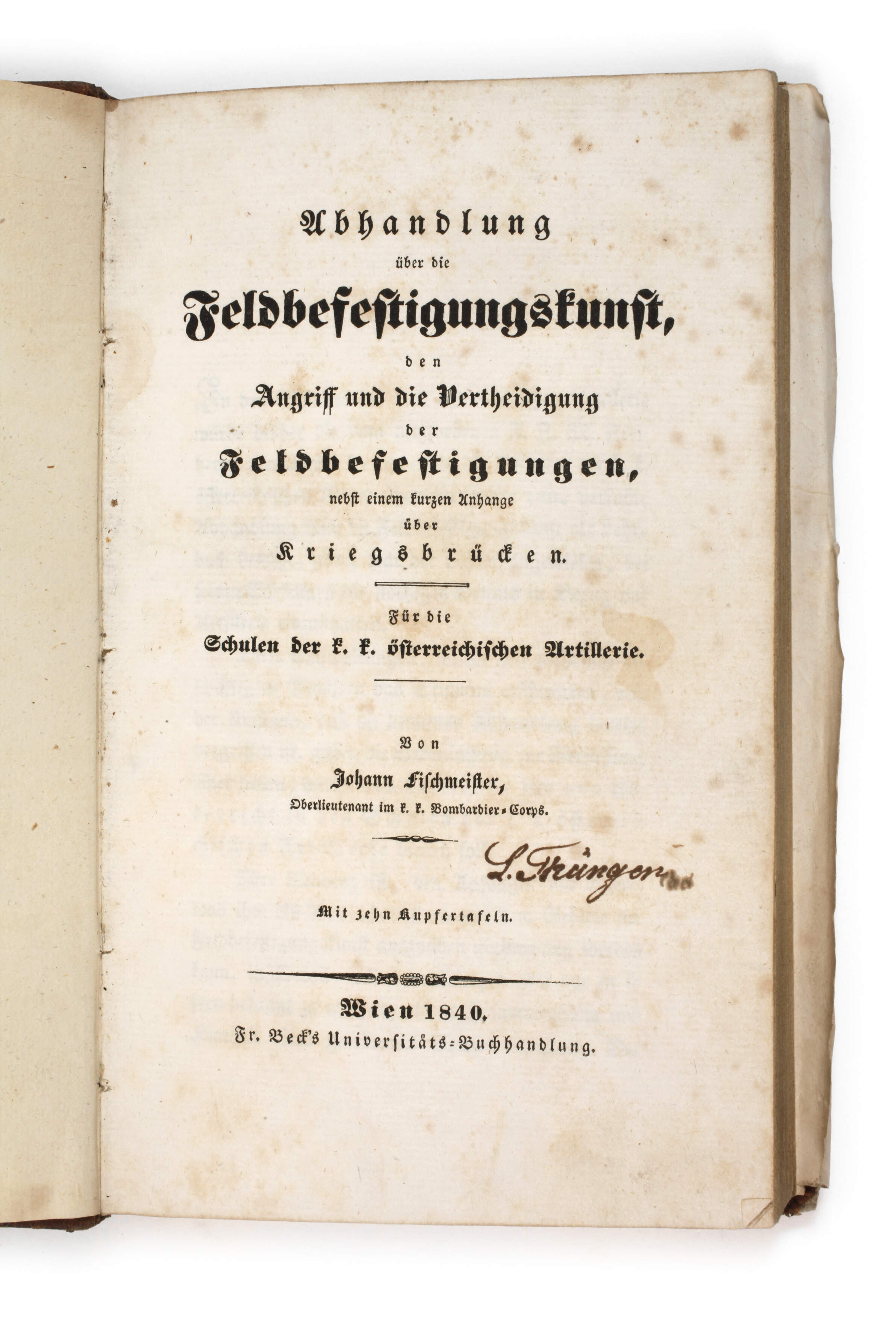 Abhandlung über die Feldbefestigungskunst