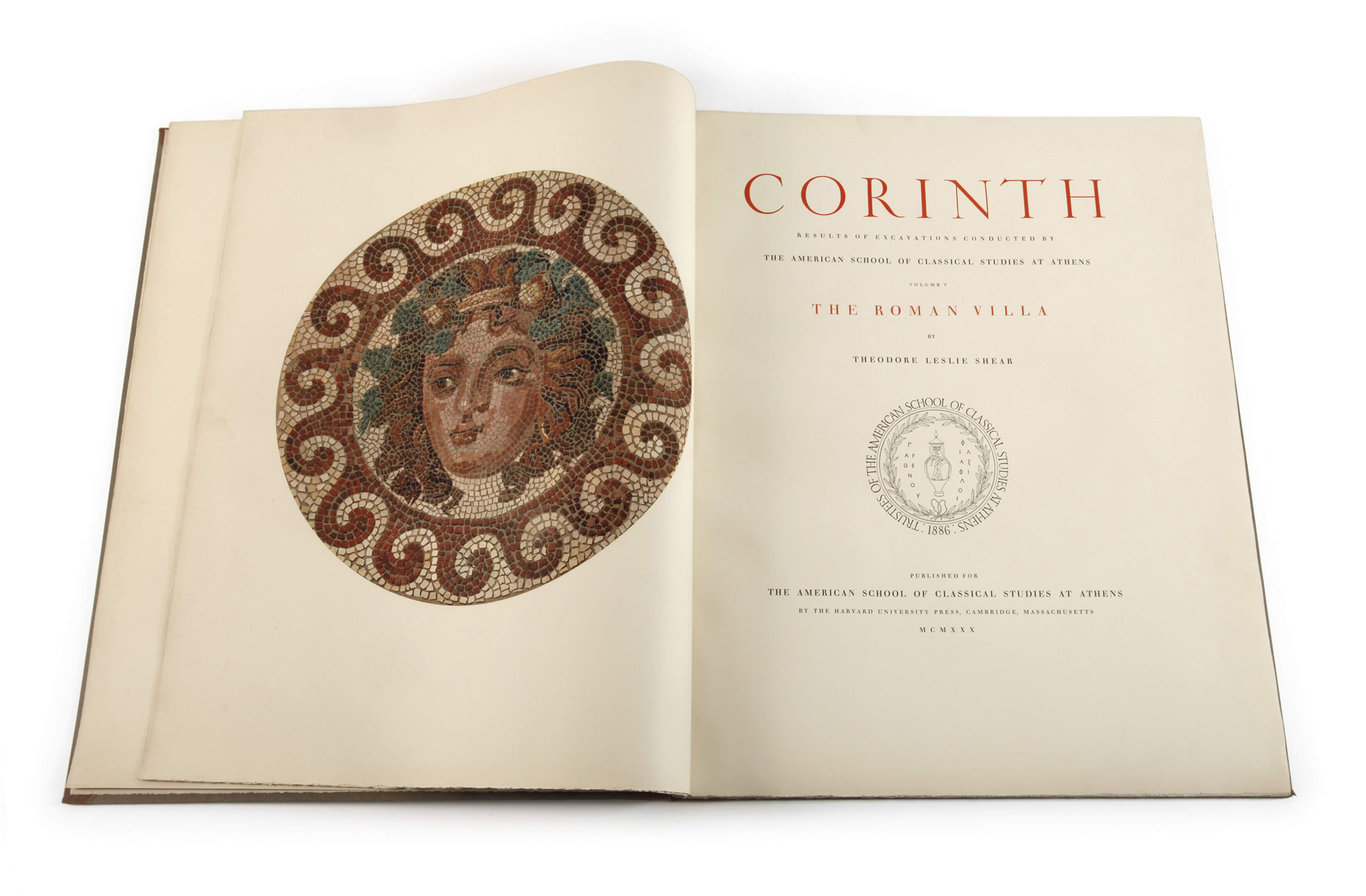 Riesenfolio Theodore Leslie Shear, The Roman Villa