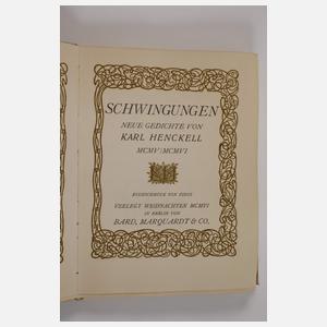 Zwei Schmuckausgaben Karl Henckell