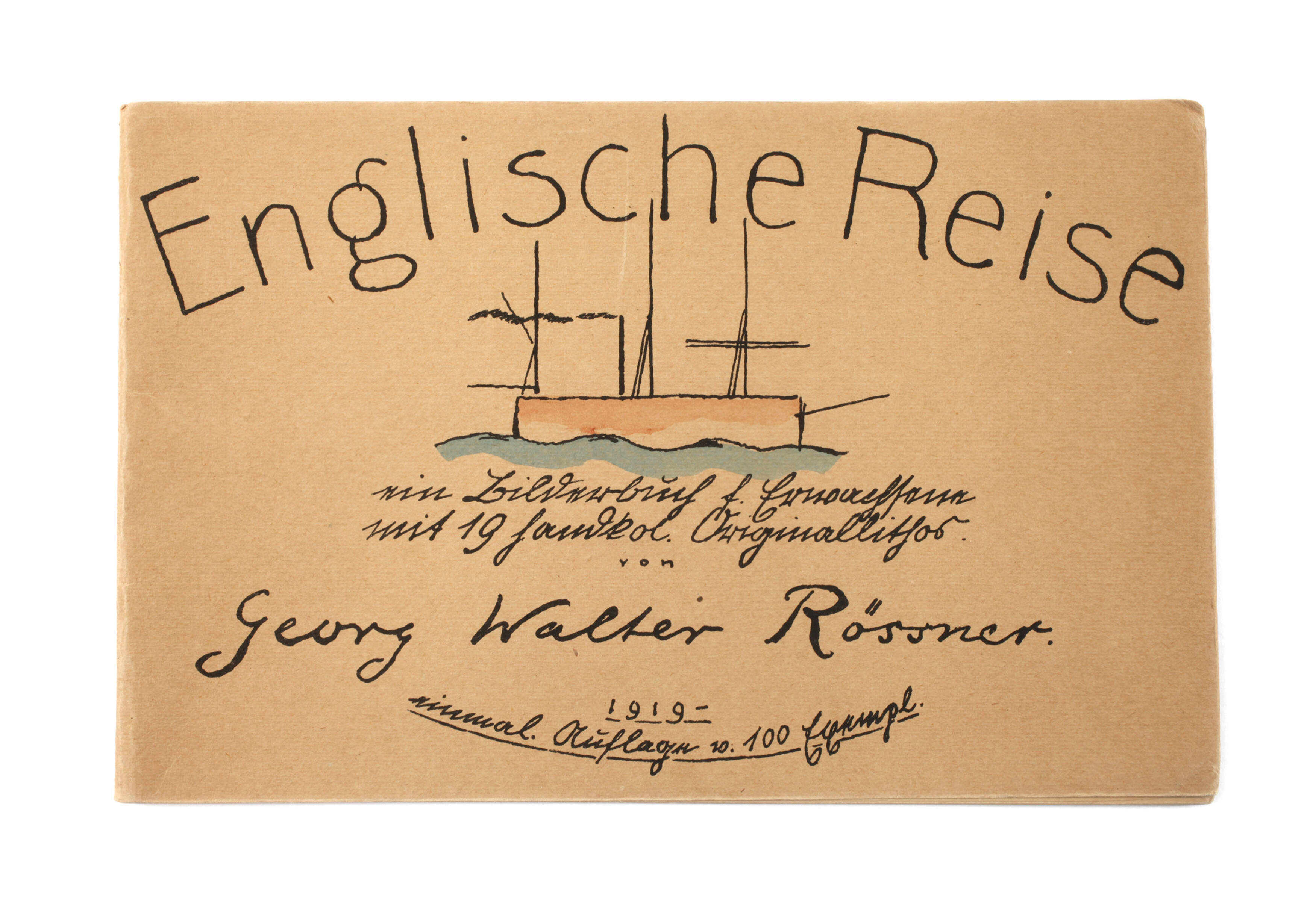 Georg Walter Rössner, Englische Reise
