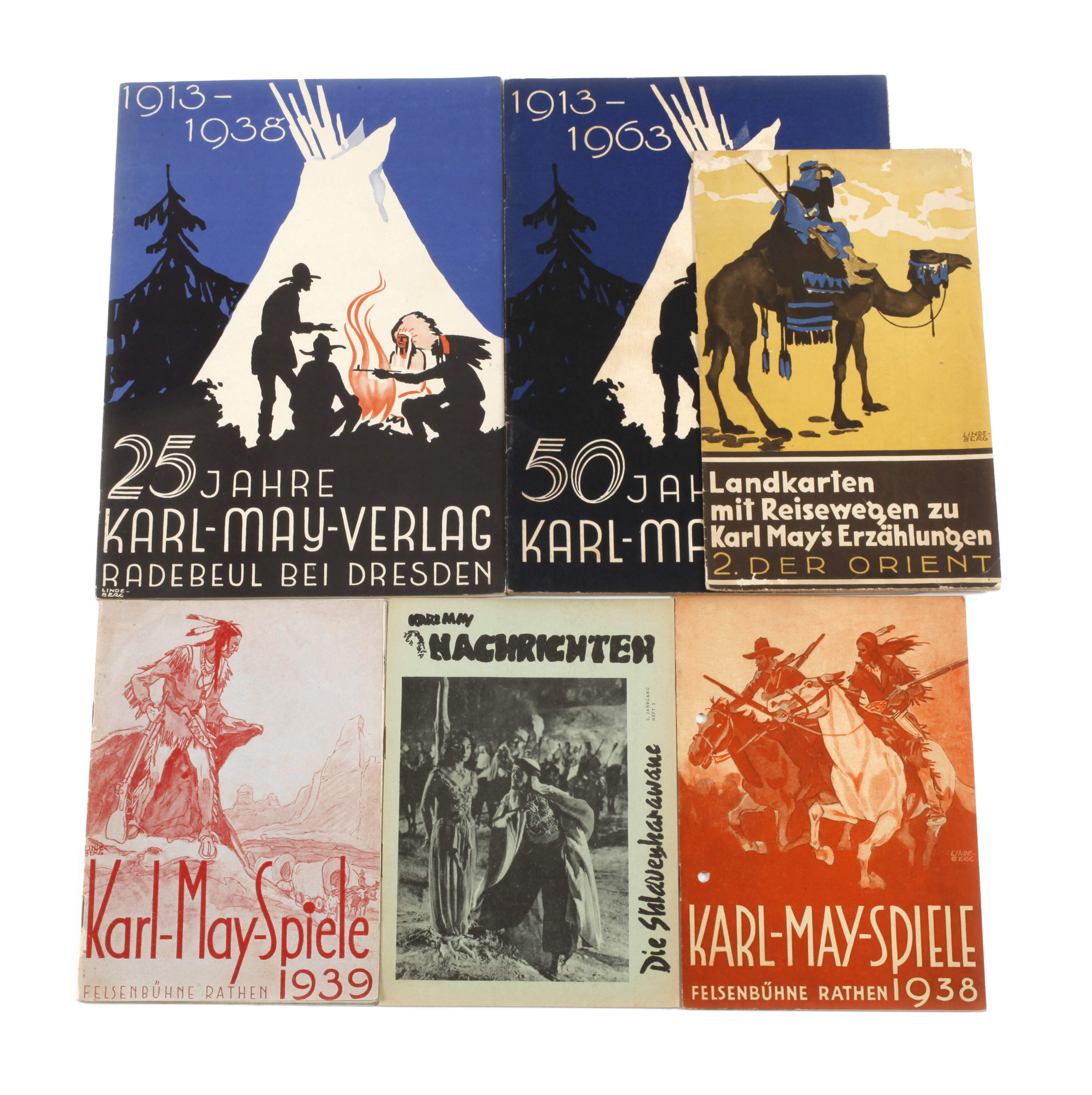 Sechs Hefte zu Karl May