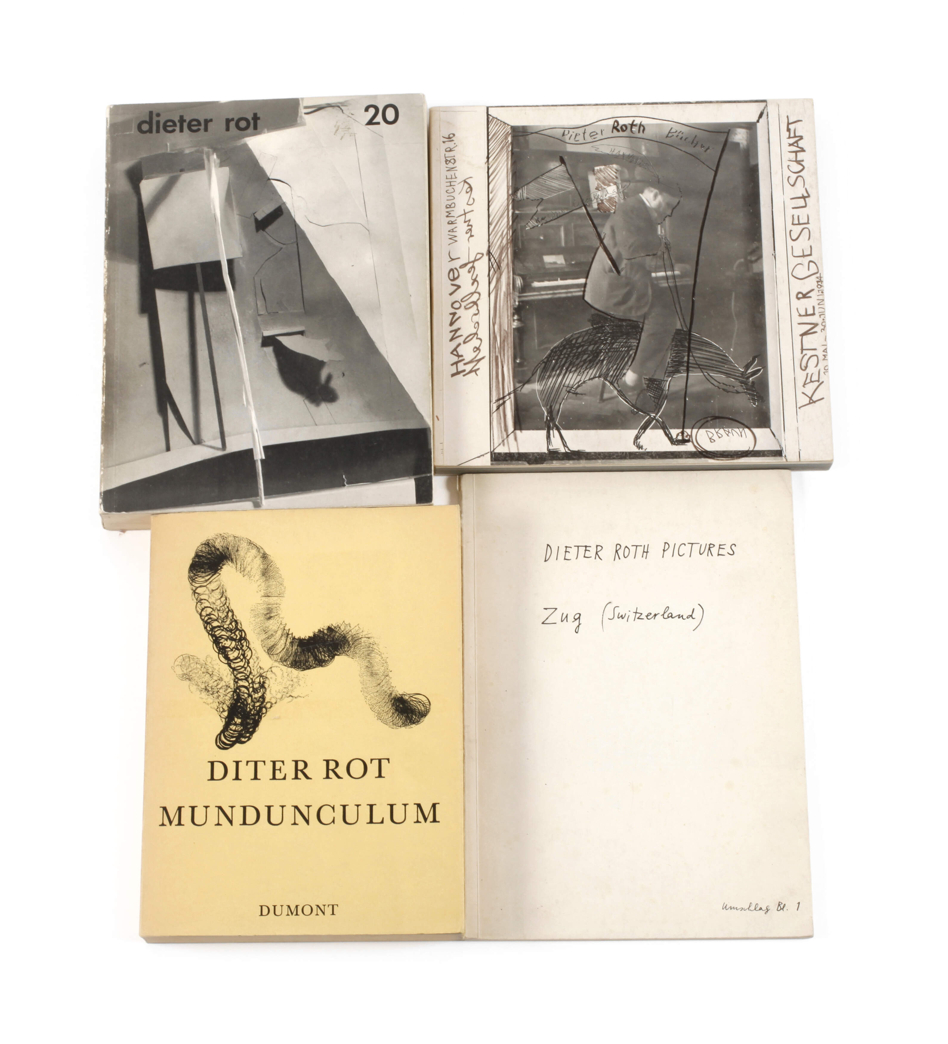 Dieter Roth, vier Werke