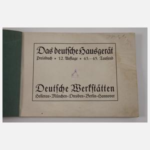 Drei Kataloge Deutsche Werkstätten
