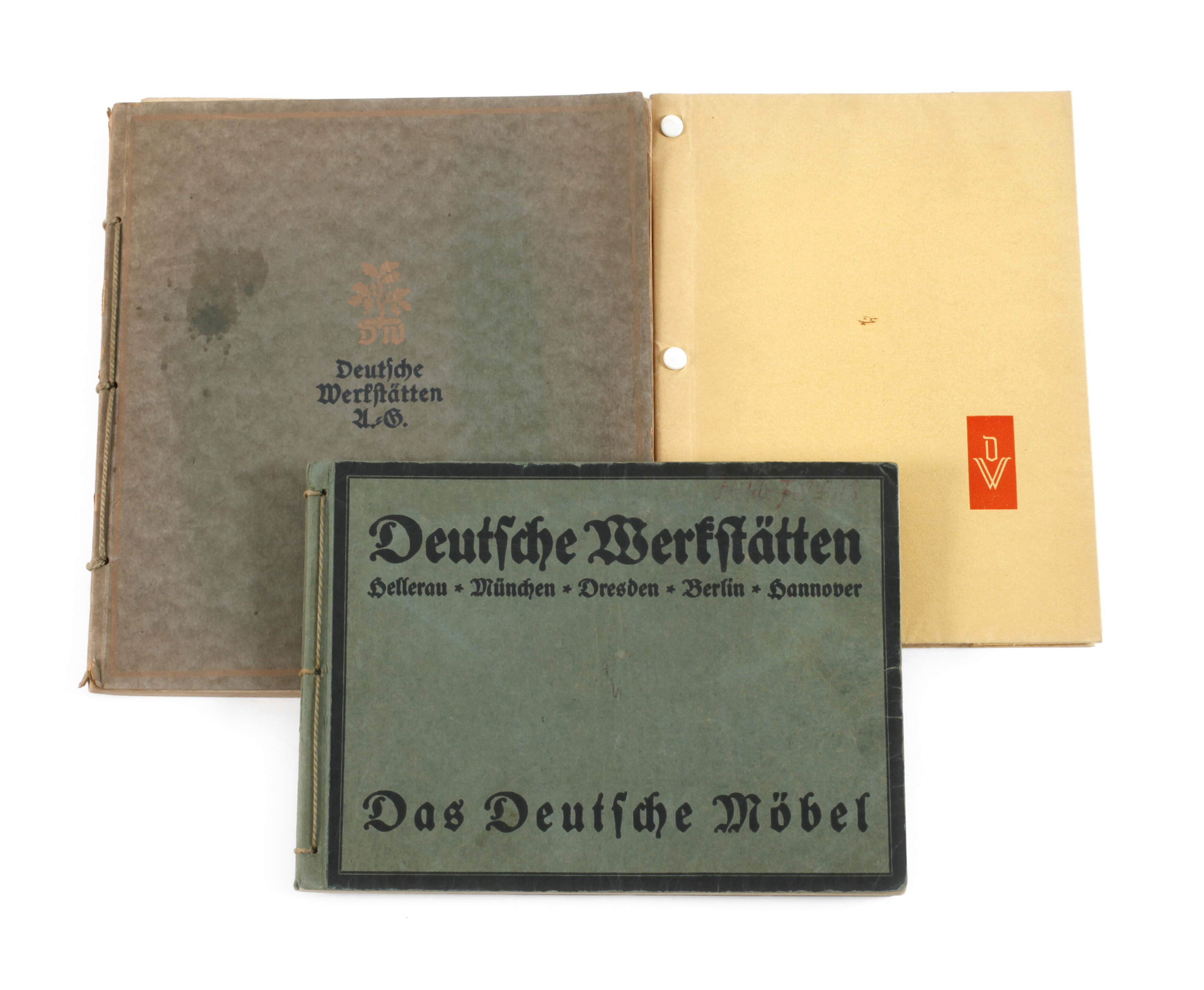 Drei Kataloge Deutsche Werkstätten