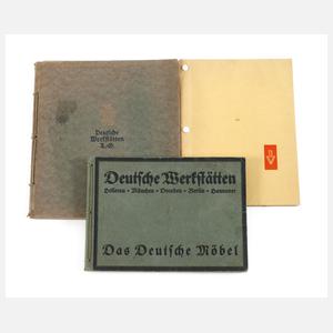 Drei Kataloge Deutsche Werkstätten