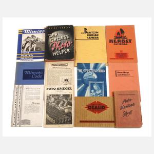 Fotografie-Literatur und Prospekte