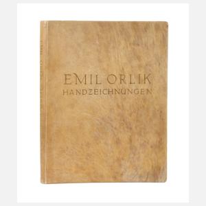 Emil Orlik, Handzeichnungen