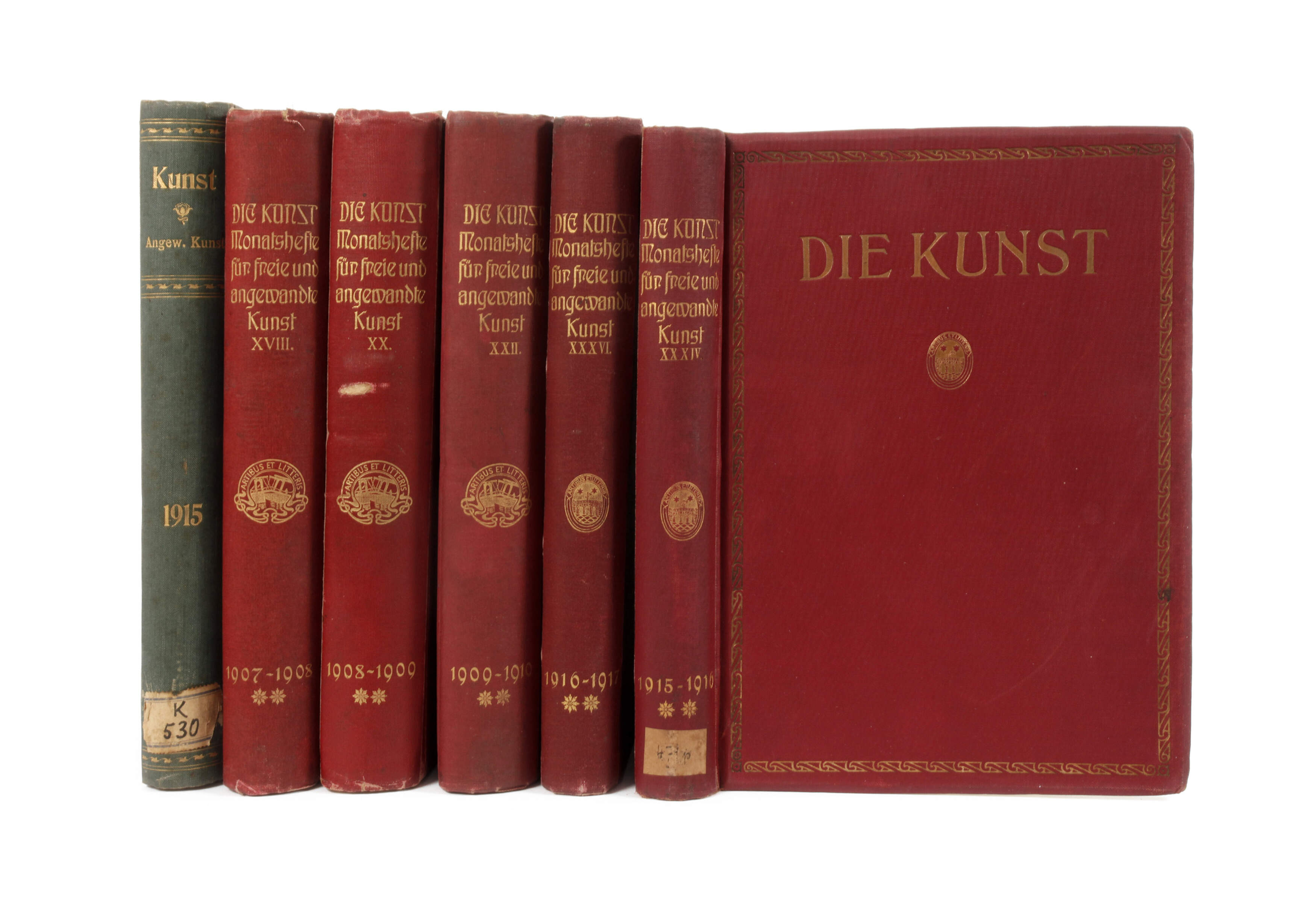 Sechs Bände Die Kunst