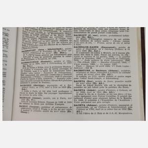 Acht Bände Kunstlexikon E. Bénézit