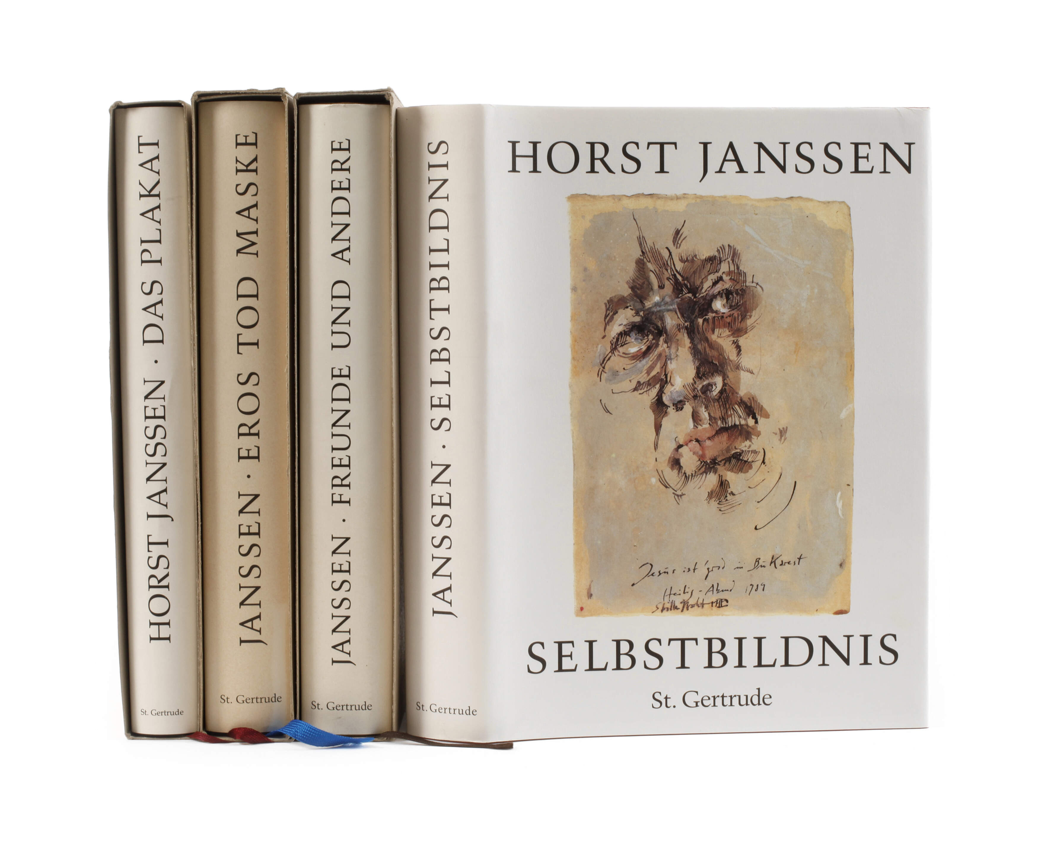 Vier Bände Horst Janssen