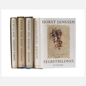 Vier Bände Horst Janssen