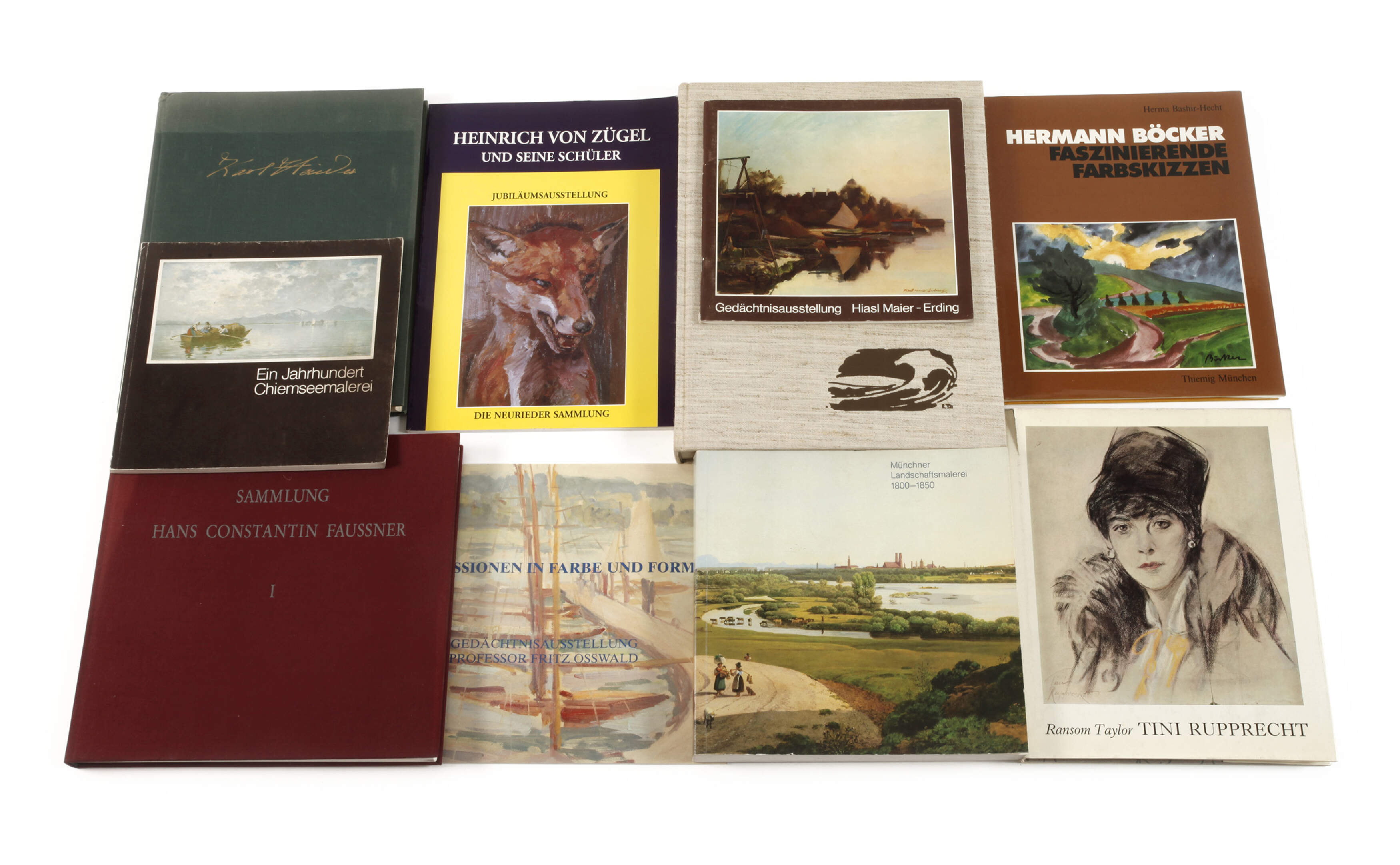 Konvolut Fachliteratur Malerei im 19. und 20. Jh.