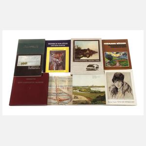 Konvolut Fachliteratur Malerei im 19. und 20. Jh.