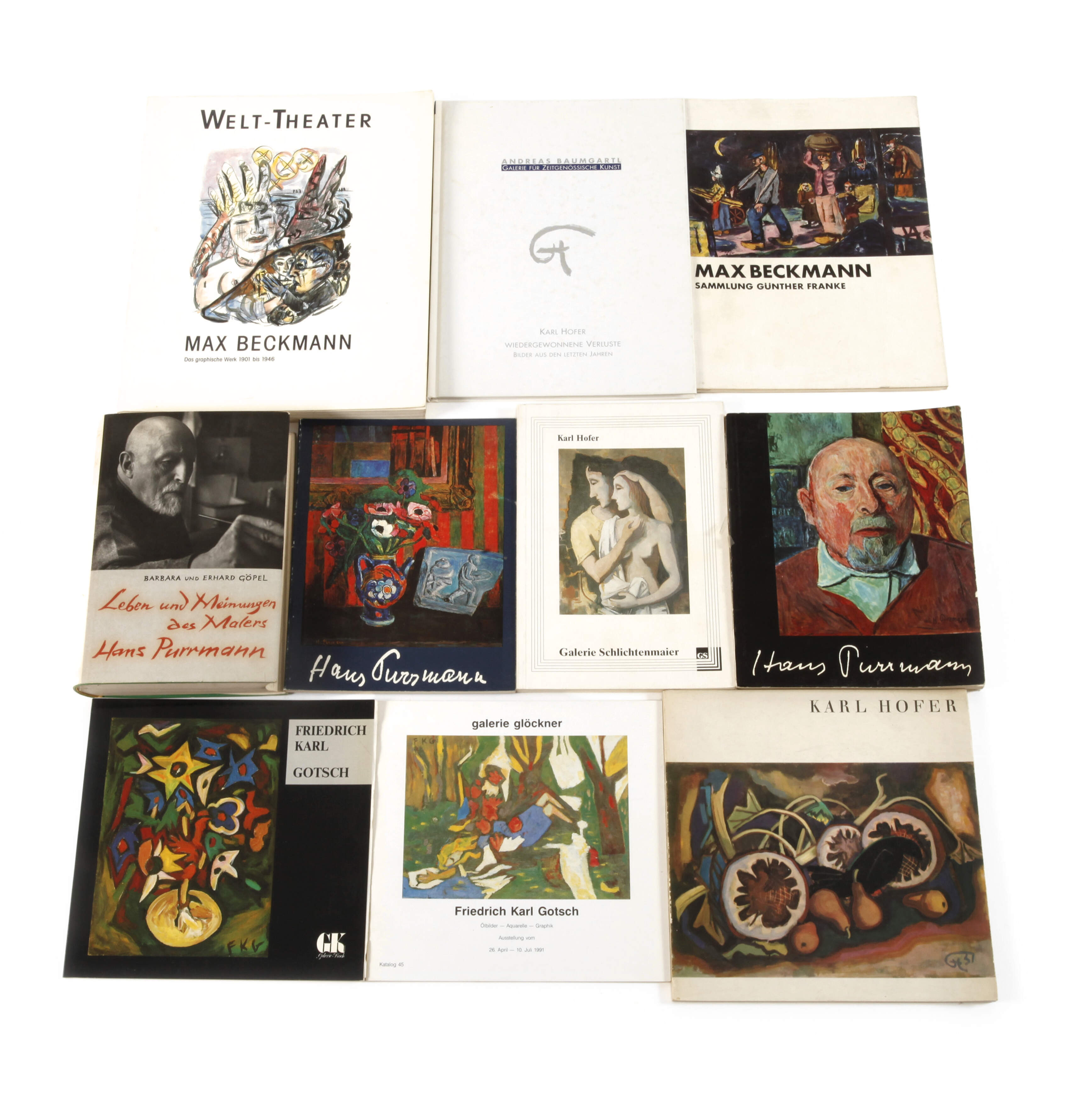 Konvolut Künstlerliteratur