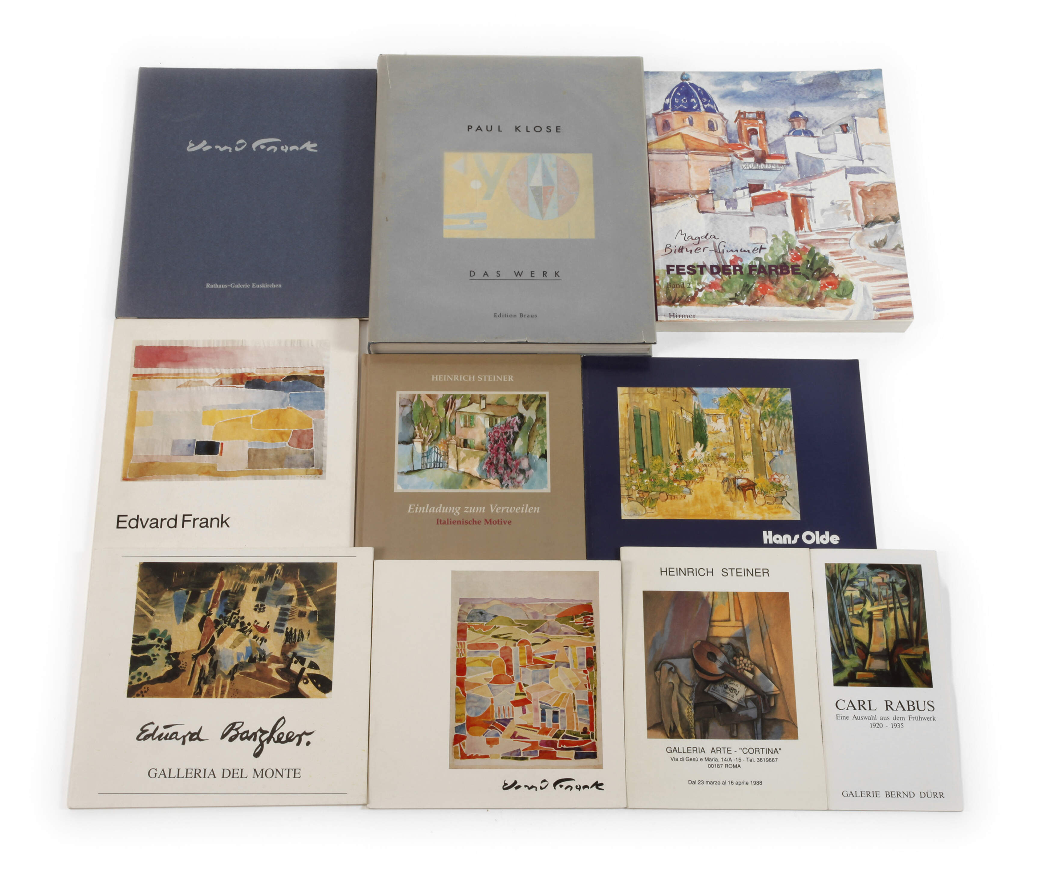 Konvolut Deutsch-Mediterrane Maler