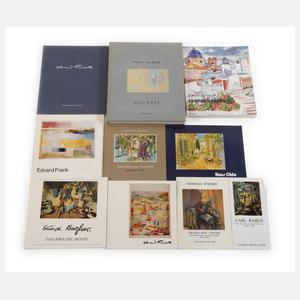 Konvolut Deutsch-Mediterrane Maler