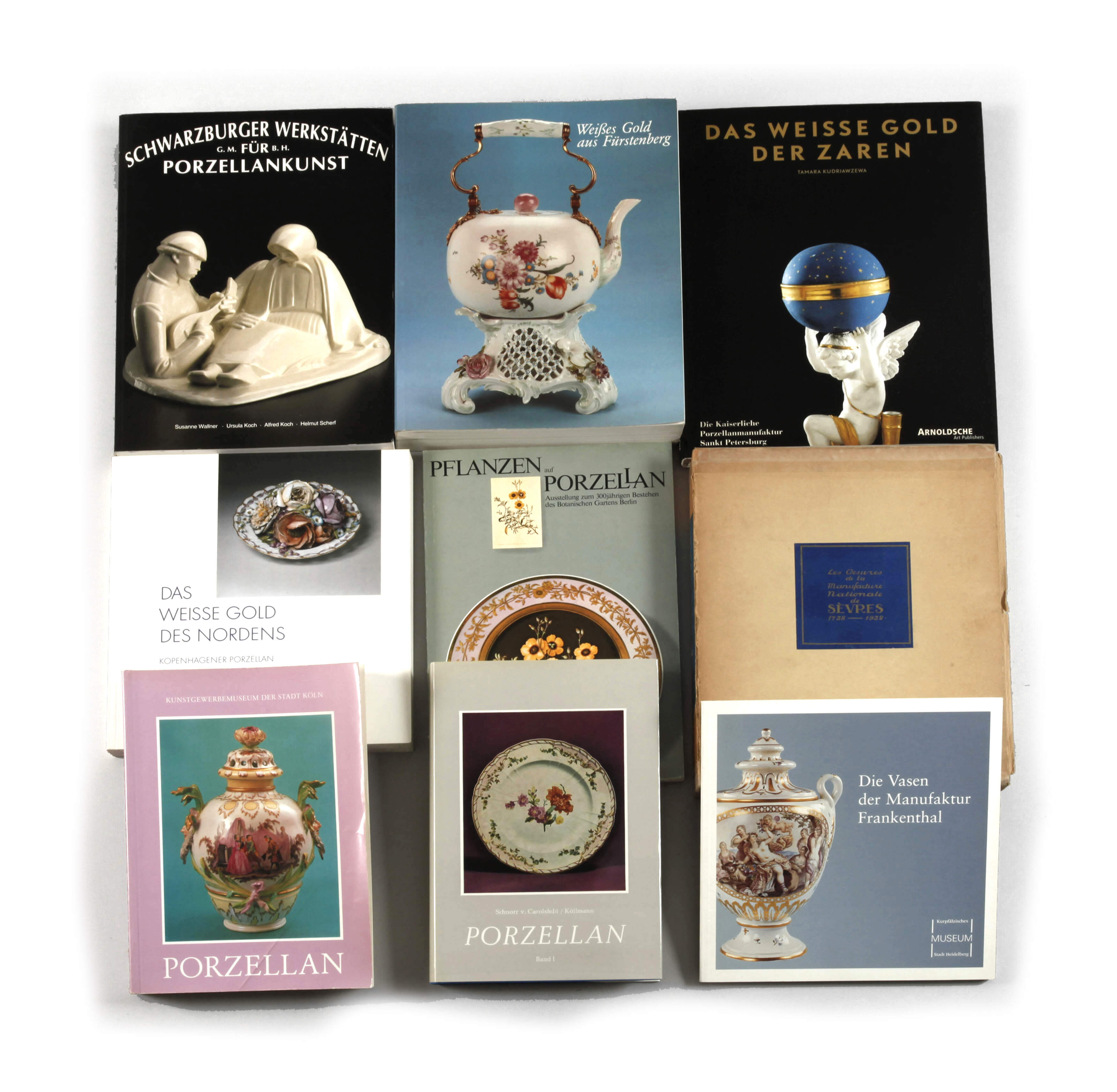 Konvolut Fachliteratur Porzellan