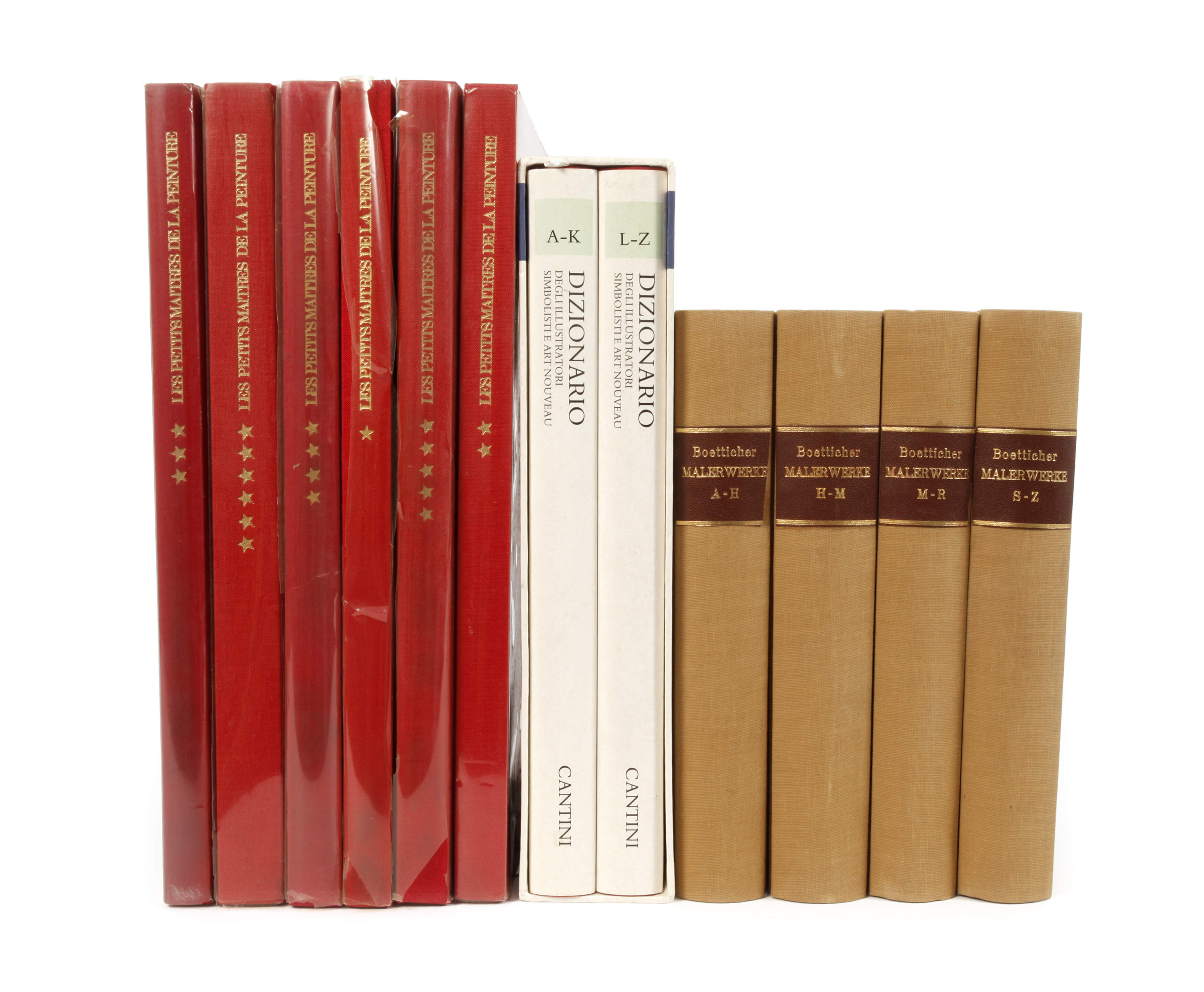 Drei Posten Lexika Malerei