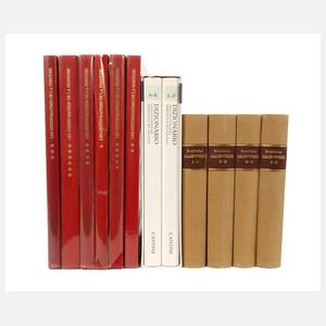 Drei Posten Lexika Malerei