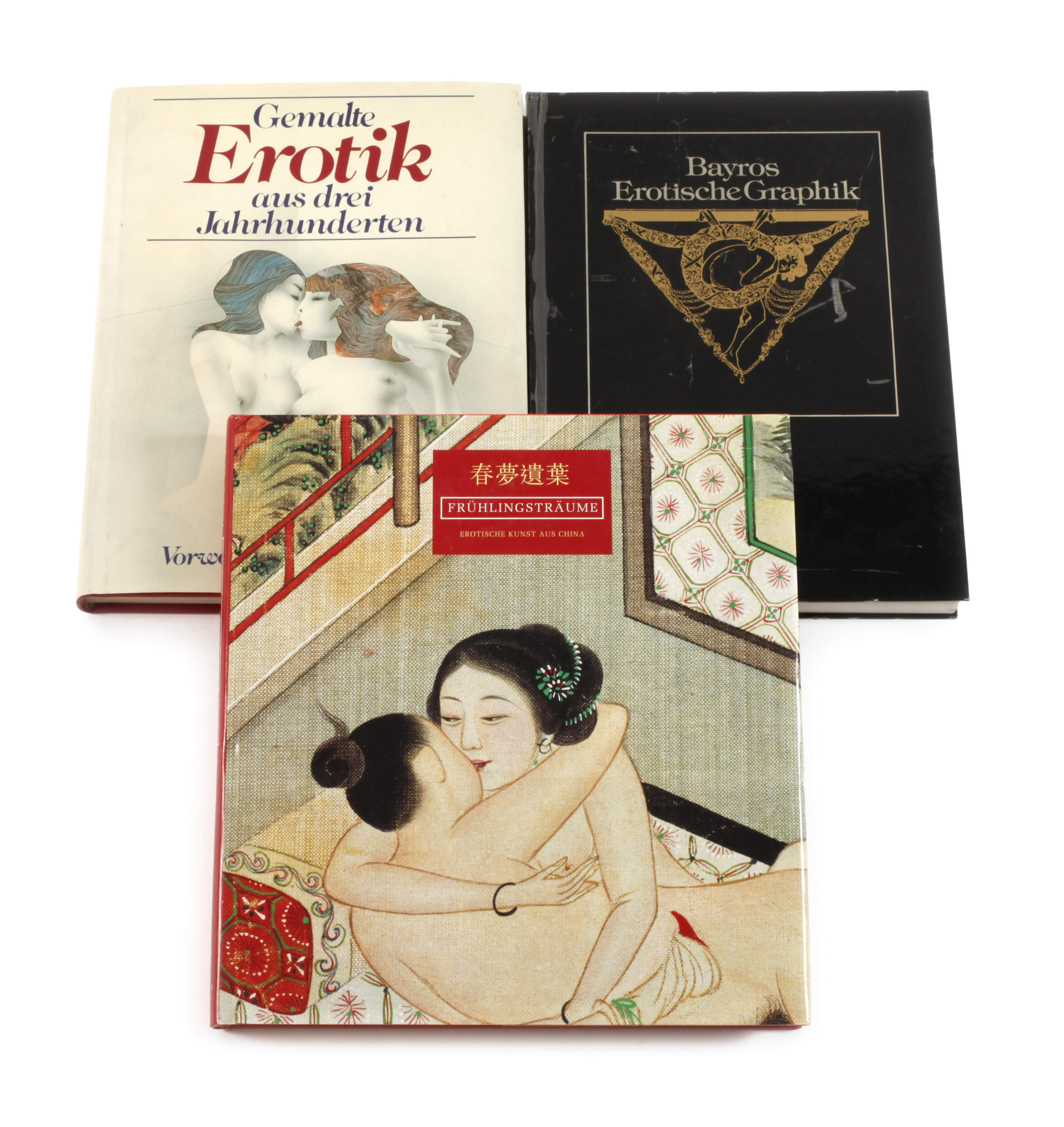 Drei Bücher Erotika