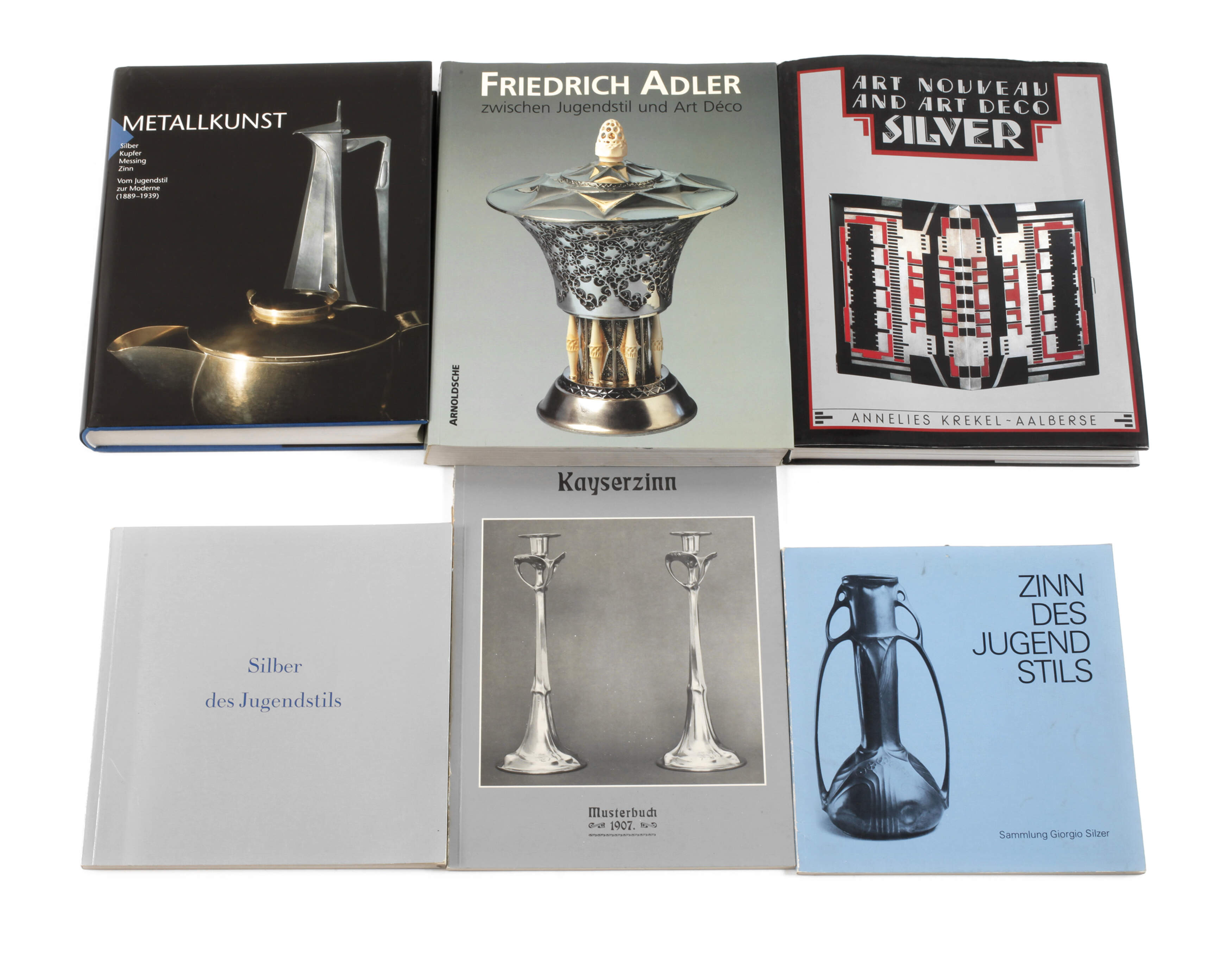 Sechs Bände Fachliteratur Metallkunst