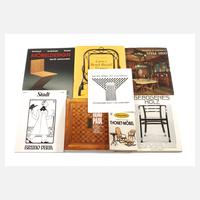 Acht Fachbücher Jugendstilmöbel111