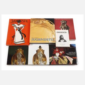 Sieben Bücher Jugendstil