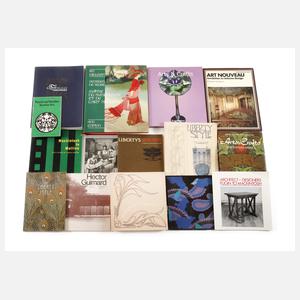 15 Bücher englischer und französischer Jugendstil