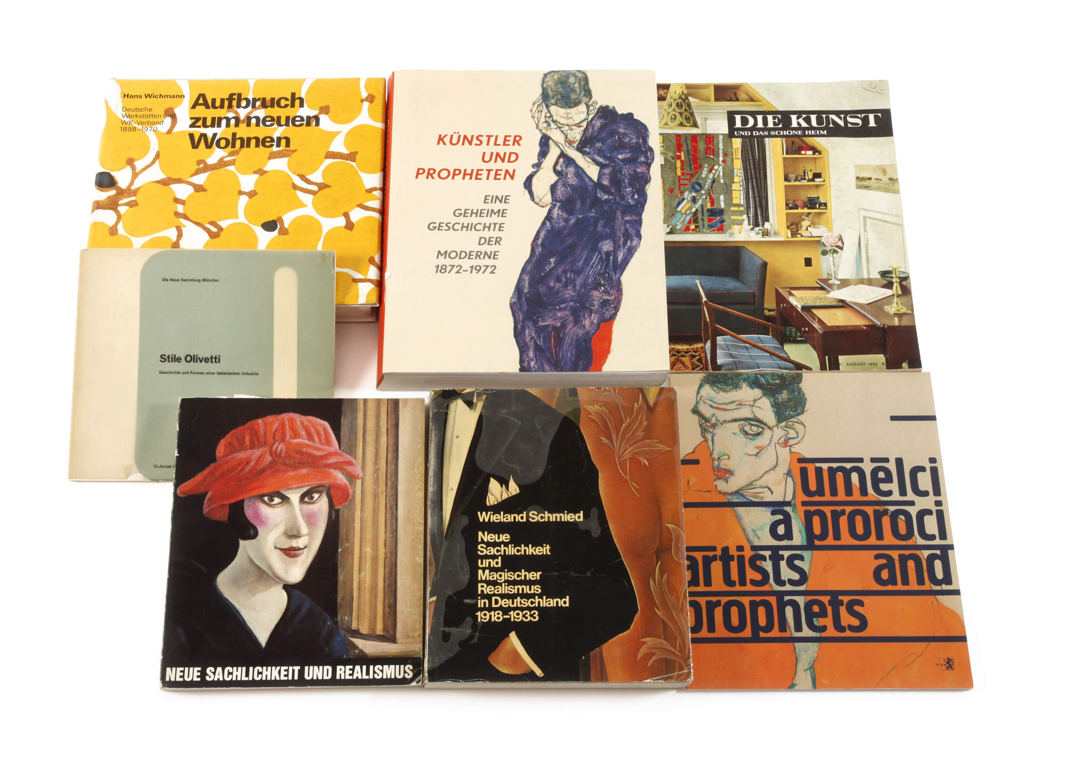 Sieben Bücher Moderne und Neue Sachlichkeit