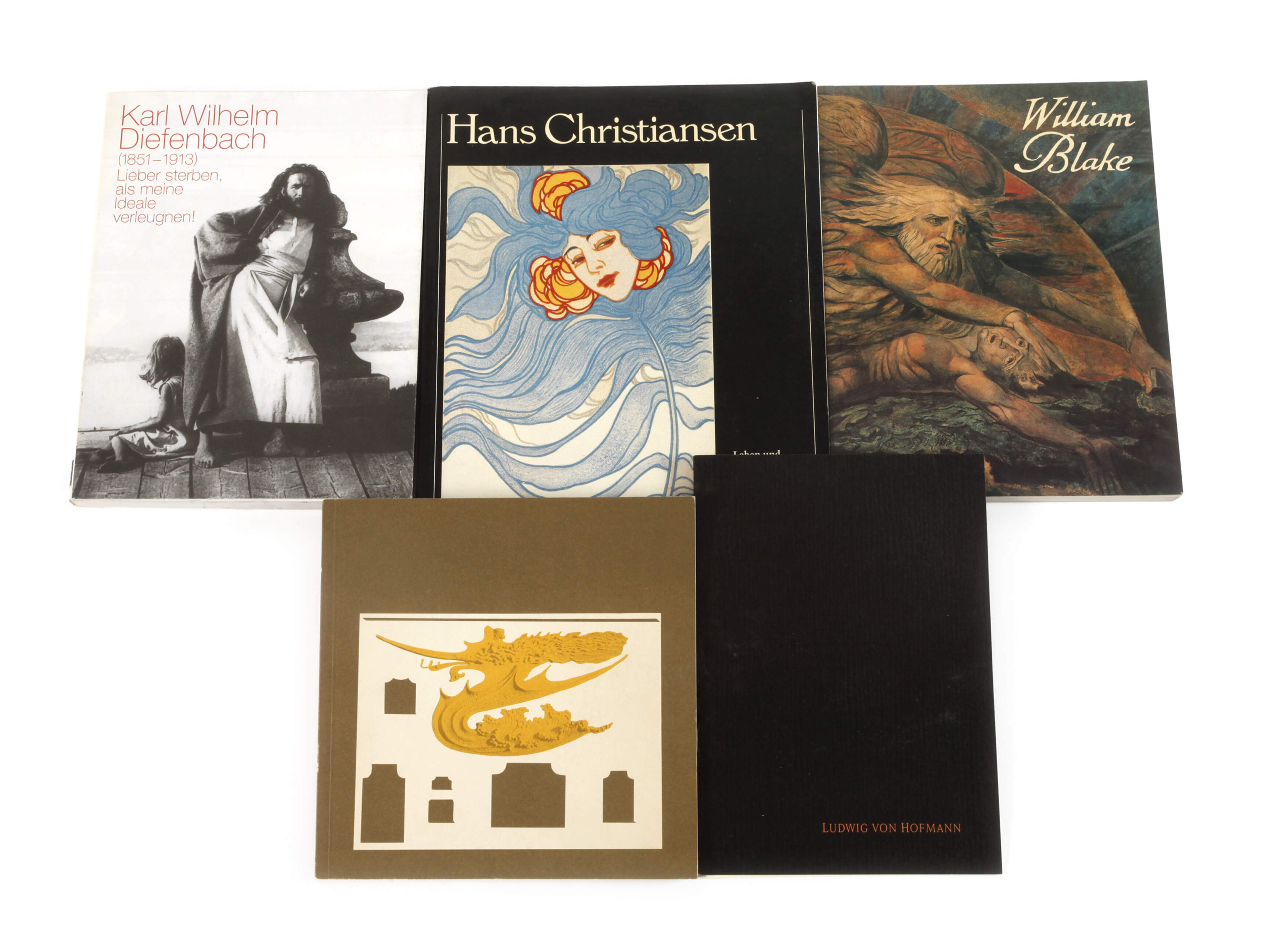 Fünf Monografien und Ausstellungskataloge