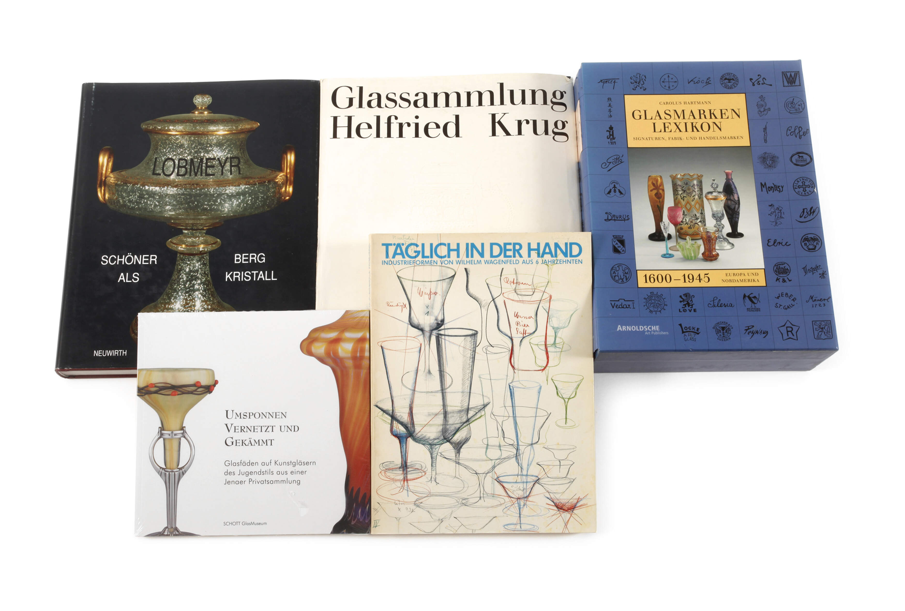 Konvolut Fachliteratur Glas