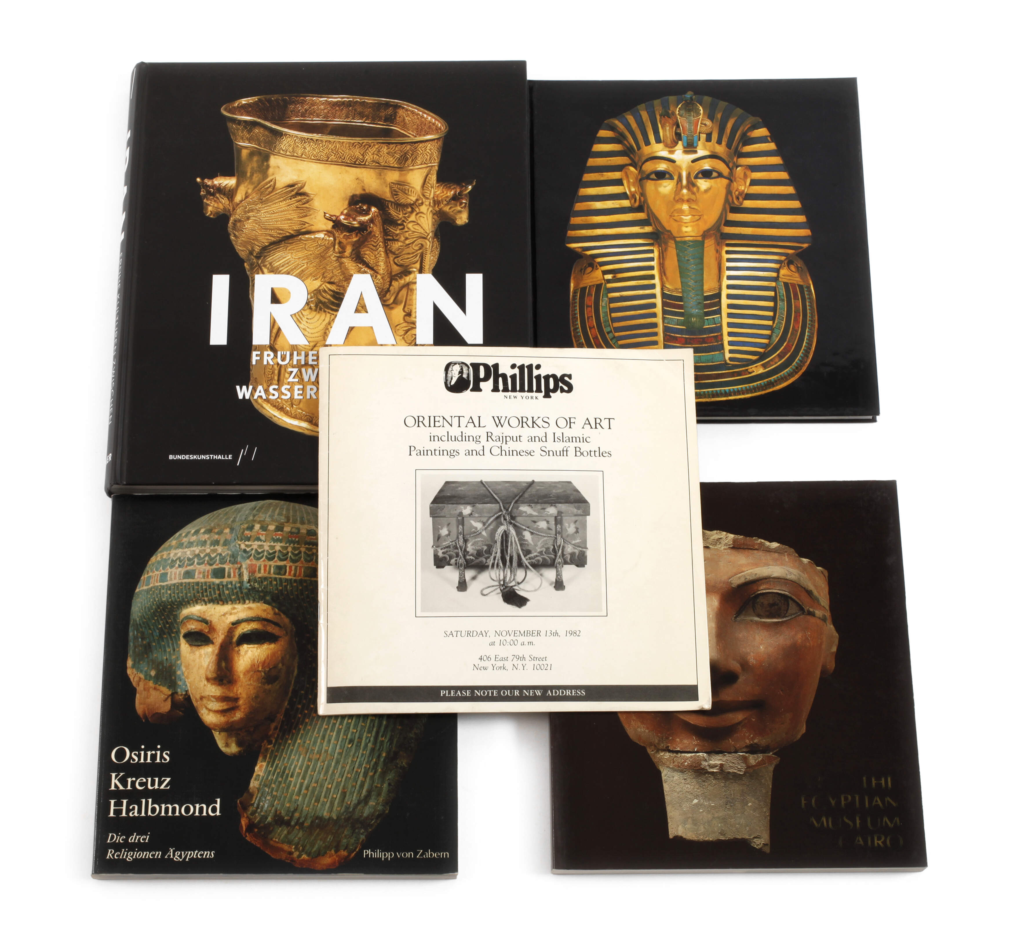 Fünf Bücher Ägypten und Iran