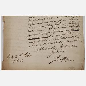 Zwei Briefe Brauereibedarf Sachsen