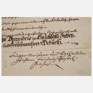 Geburtsurkunde Grimma