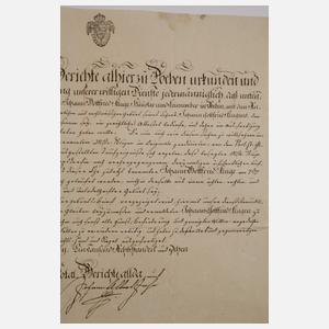 Geburtsurkunde Döben