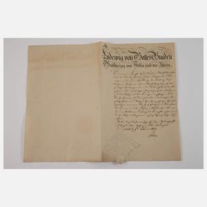 Zwei Amtsschreiben Darmstadt