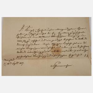 Zwei Amtsschreiben Darmstadt